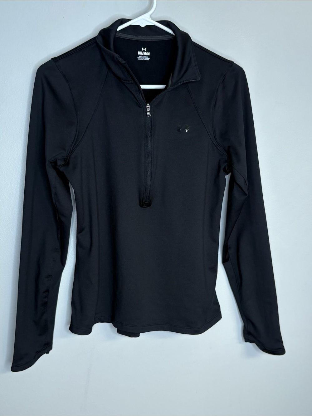 Under Armour Women’s Black Long-Sleeve Half-Zip Pullover